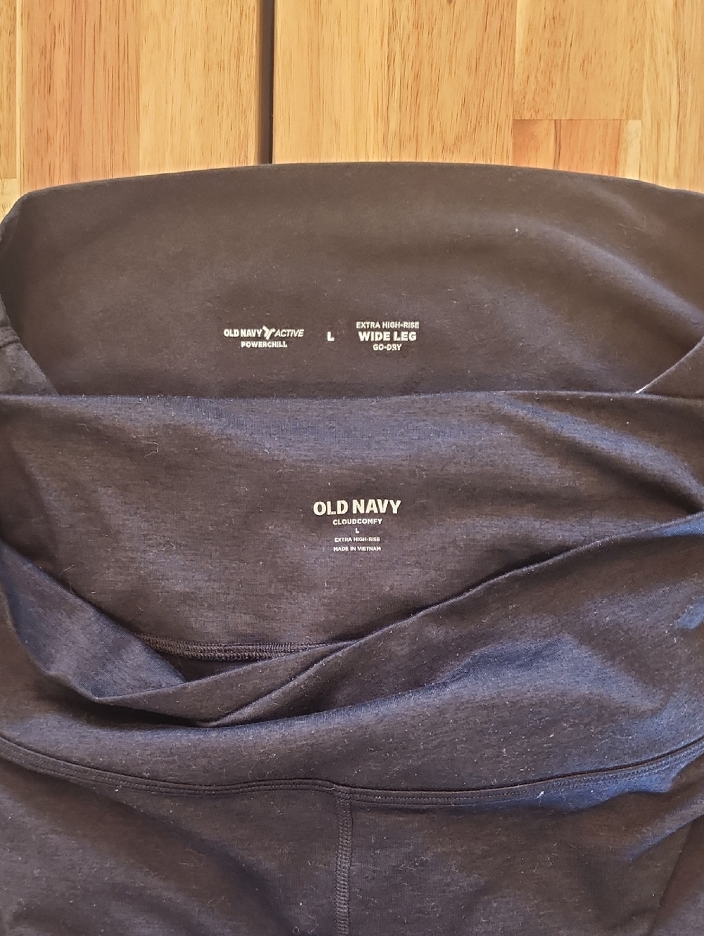 THREE PAIRS Old Navy Black Pants - Size Large